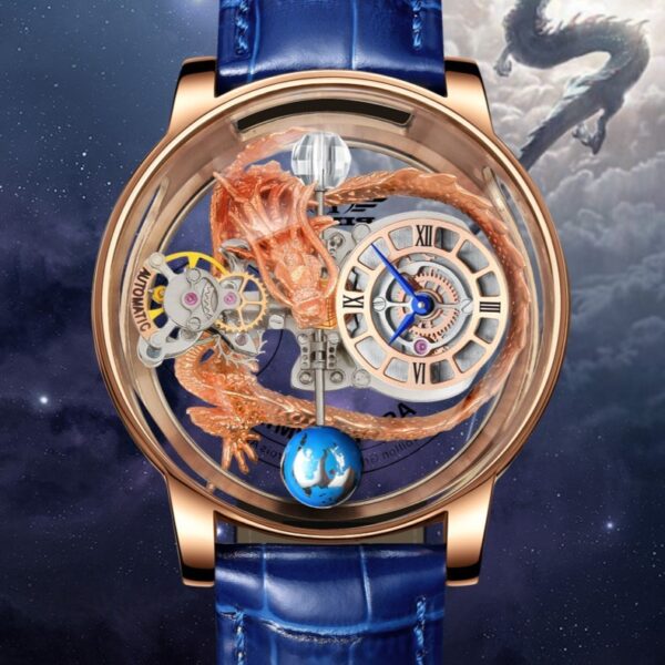 High class Men's Fashion Tourbillon Good Luck Comes Watch - Image 6