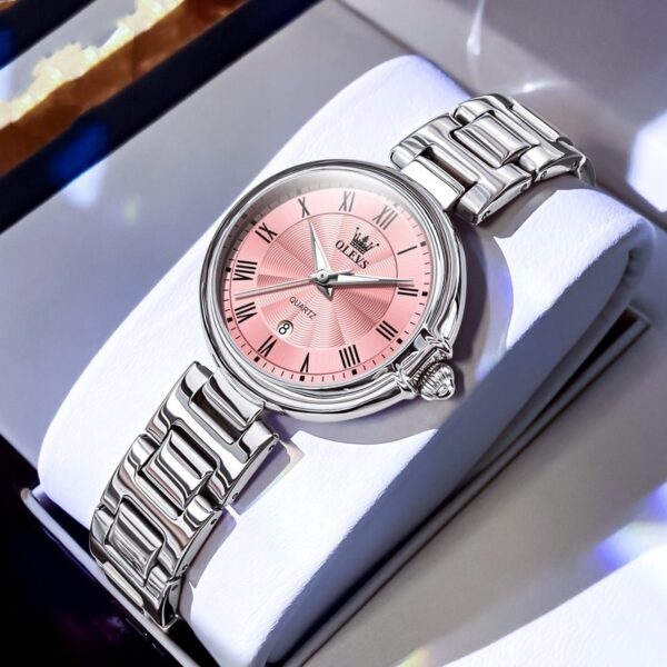 Scale Quartz Luminous Waterproof Sheet Calendar Women's Watch - Image 5