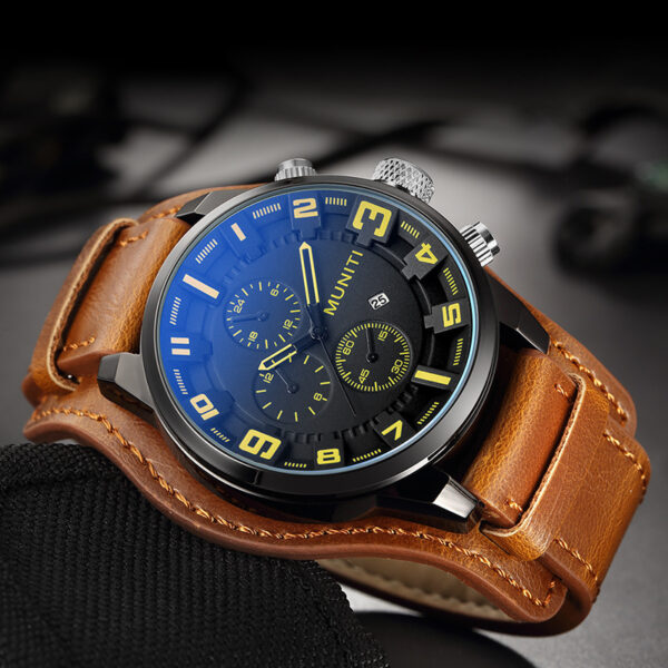 Men's Business Quartz Belt Waterproof Sports Luxury Watch - Image 7