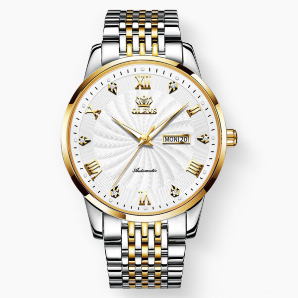 Simple Mechanical Watch Diamond Waterproof Business Watch - Image 5