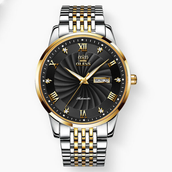 Simple Mechanical Watch Diamond Waterproof Business Watch - Image 6