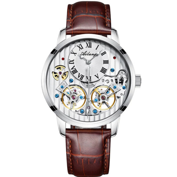 Watch Double Tourbillon Automatic Mechanical Watch Men's Watch - Image 4