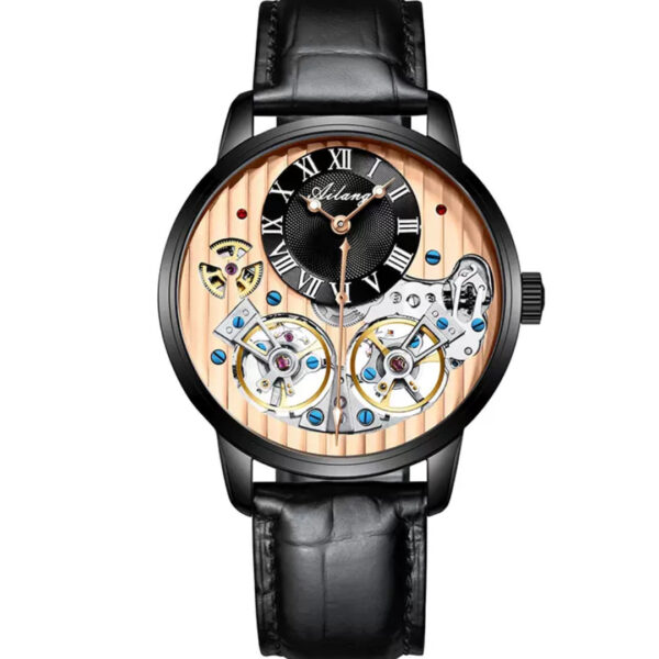 Watch Double Tourbillon Automatic Mechanical Watch Men's Watch - Image 10