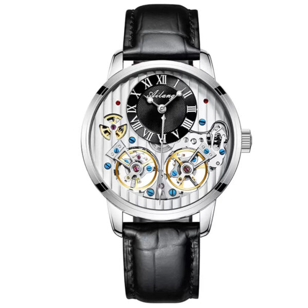 Watch Double Tourbillon Automatic Mechanical Watch Men's Watch - Image 6