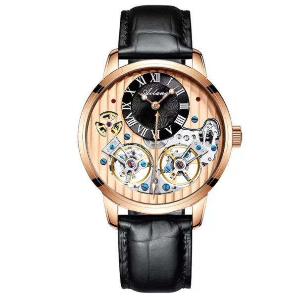 Watch Double Tourbillon Automatic Mechanical Watch Men's Watch - Image 8