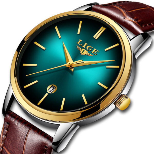 LIGE New Cool Business Waterproof Quartz Watch - Image 5