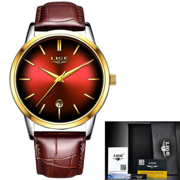 LIGE New Cool Business Waterproof Quartz Watch - Image 6