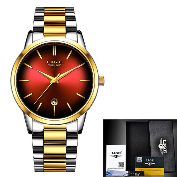 LIGE New Cool Business Waterproof Quartz Watch - Image 2