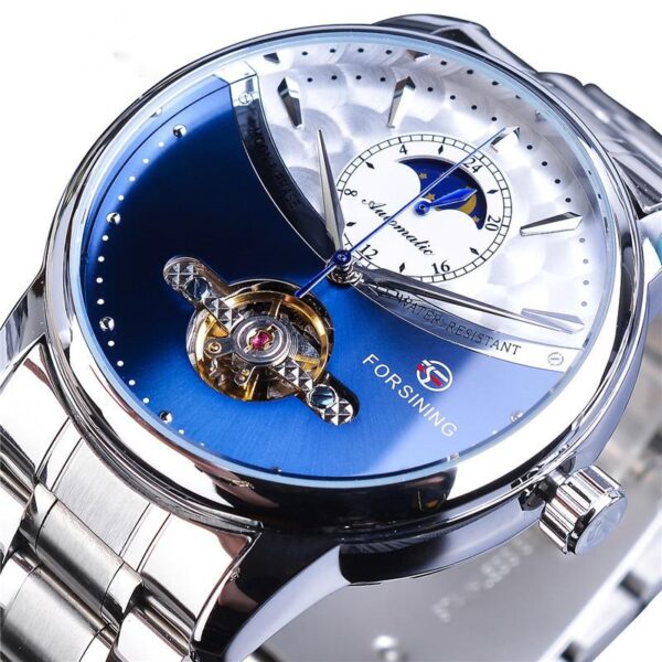 Men's fashion leisure tourbillon multi-function automatic mechanical luxury watch - Image 6