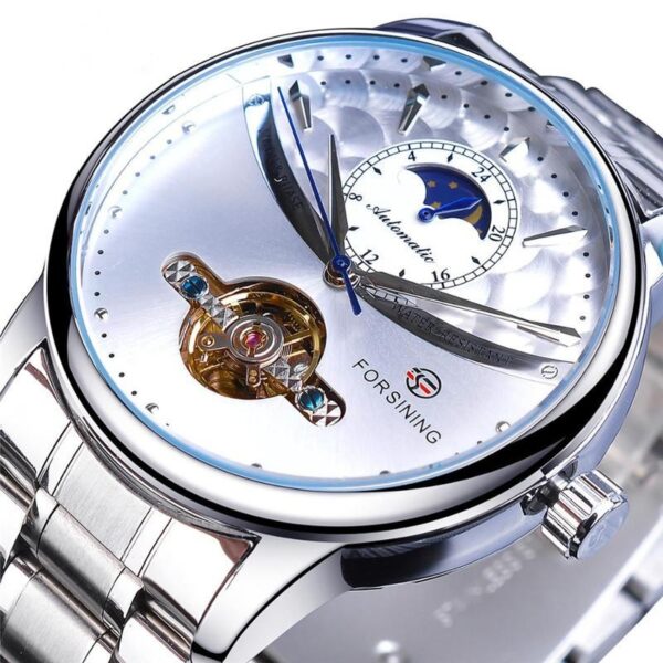 Men's fashion leisure tourbillon multi-function automatic mechanical luxury watch - Image 3