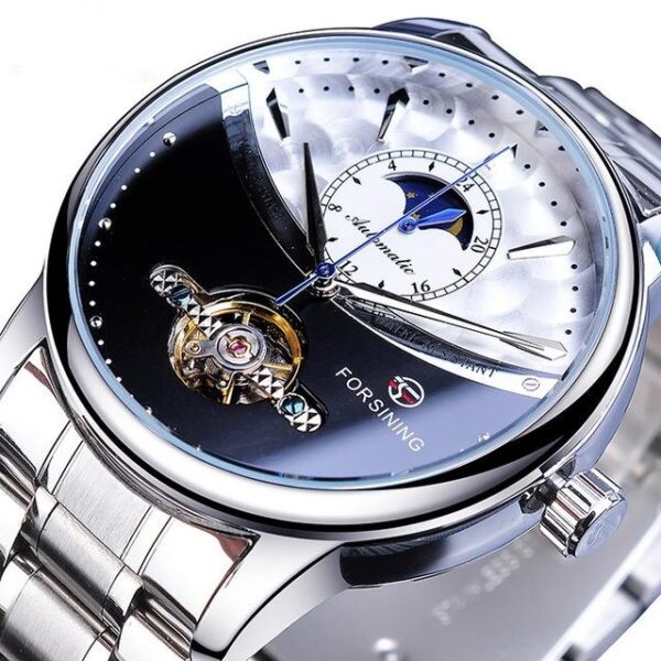 Men's fashion leisure tourbillon multi-function automatic mechanical luxury watch - Image 7