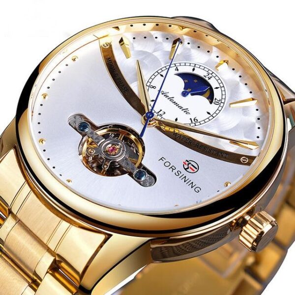 Men's fashion leisure tourbillon multi-function automatic mechanical luxury watch - Image 8