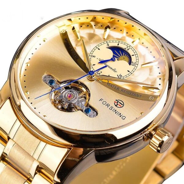 Men's fashion leisure tourbillon multi-function automatic mechanical luxury watch - Image 5