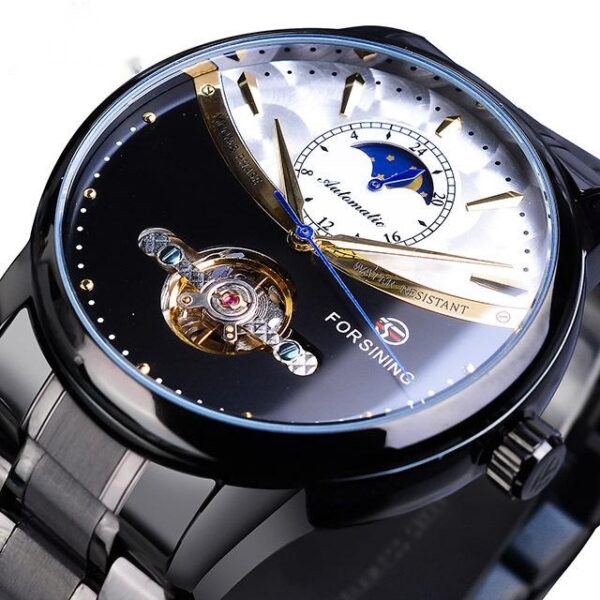 Men's fashion leisure tourbillon multi-function automatic mechanical luxury watch - Image 4