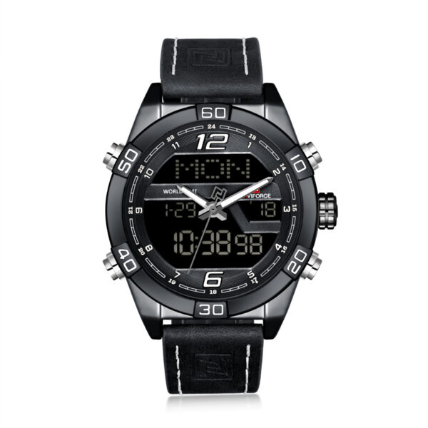 Men's Led Electronic Waterproof Belt Quartz Luxury Watch - Image 2