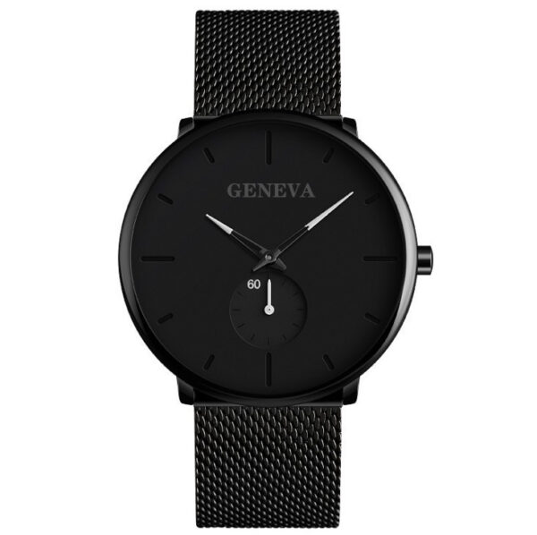 Fashion Casual Geneva Mens Watch Quartz Stainless Steel Brand Wristwatch Analog Watches Wrist - Image 2