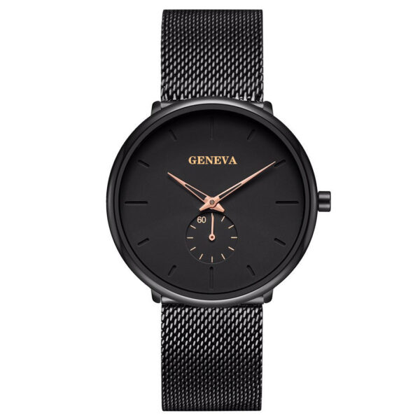 Fashion Casual Geneva Mens Watch Quartz Stainless Steel Brand Wristwatch Analog Watches Wrist - Image 3