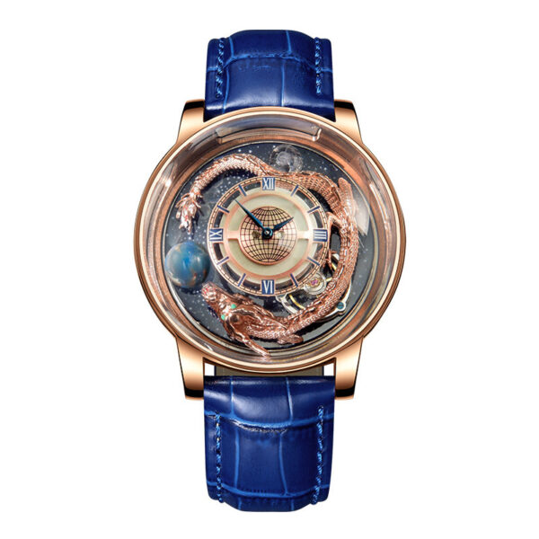 High class Men's Fashion Tourbillon Good Luck Comes Watch - Image 2