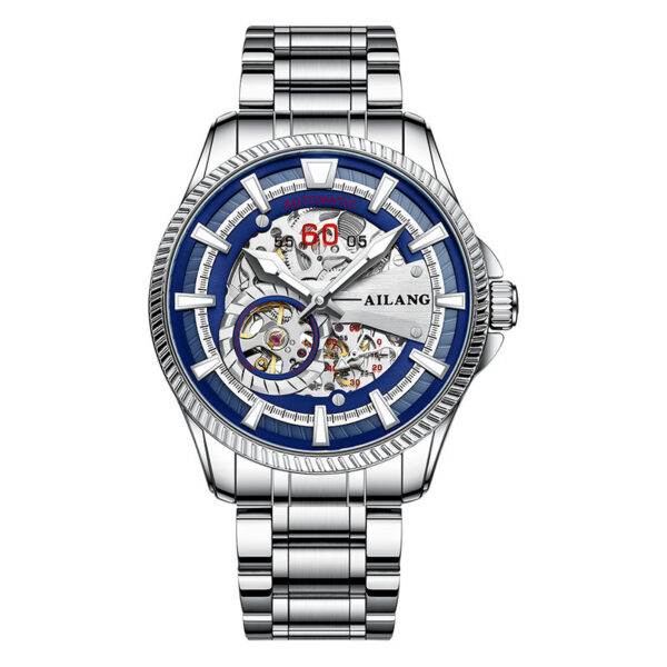 AI Lang New Hollow Automatic Mechanical Watch Men's Watch Waterproof Fashion Watch - Image 5