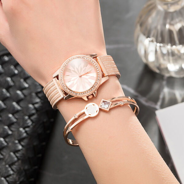 Watch Set Girlfriend Give Ladies Luxury Bracelet Necklace - Image 2