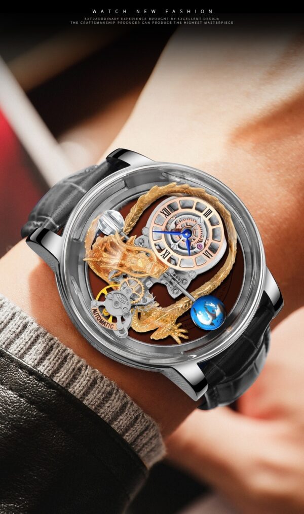 High class Men's Fashion Tourbillon Good Luck Comes Watch - Image 10