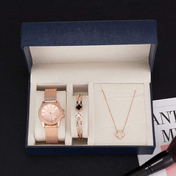 Watch Set Girlfriend Give Ladies Luxury Bracelet Necklace - Image 5