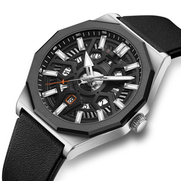 Men's Watch Calendar Men's Watch Tape Quartz Watch Fashion Casual Watch - Image 6