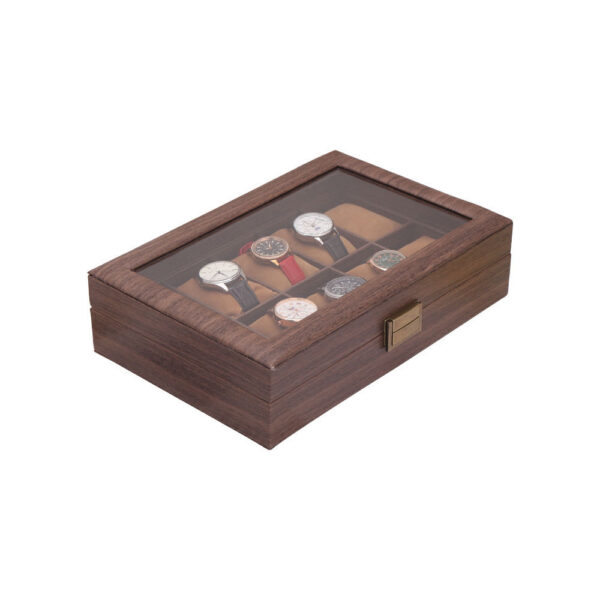 Light luxury wooden watch storage box with large capacity - Image 5