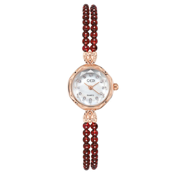 Women's Niche Creative And Slightly Luxury Pearls Strap Watch - Image 6