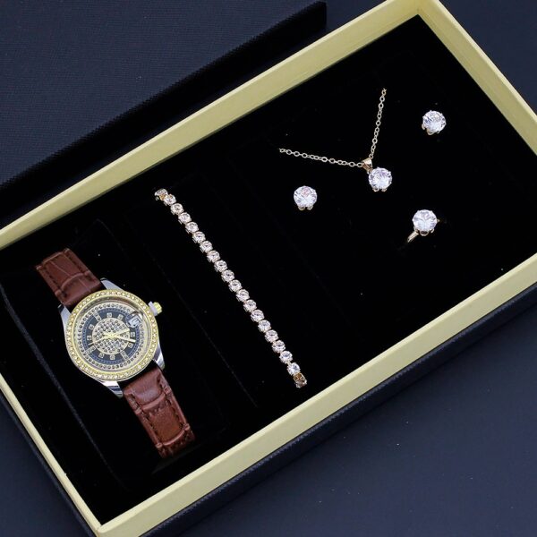 New Ladies Watch Good-looking Cross-border Valentine's Day Watch Jewelry Suit With Decoration - Image 10