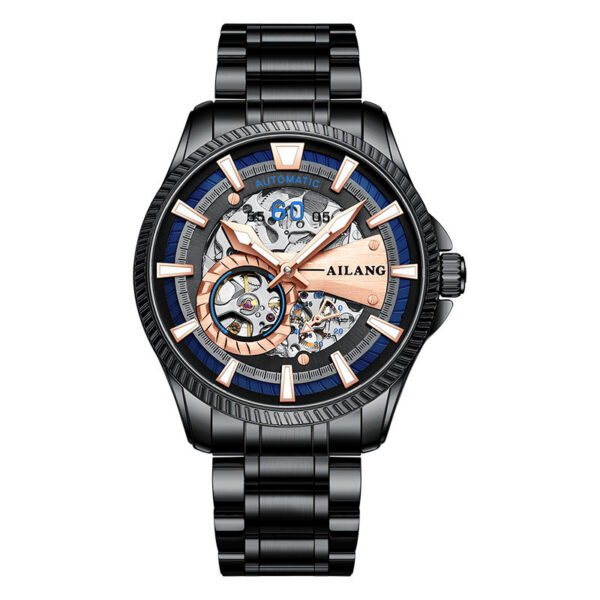 AI Lang New Hollow Automatic Mechanical Watch Men's Watch Waterproof Fashion Watch - Image 6