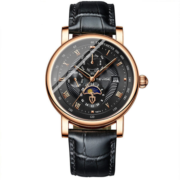 Automatic Mechanical Casual Men's Luxury Watch Tourbillon - Image 2