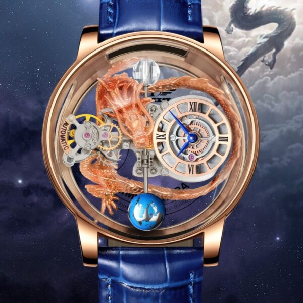 High class Men's Fashion Tourbillon Good Luck Comes Watch - Image 7