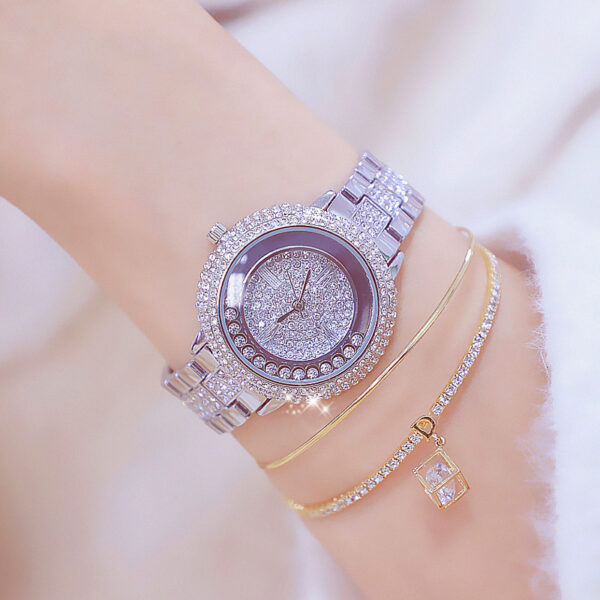 Full Rhinestone Bead Quartz Watch - Image 8