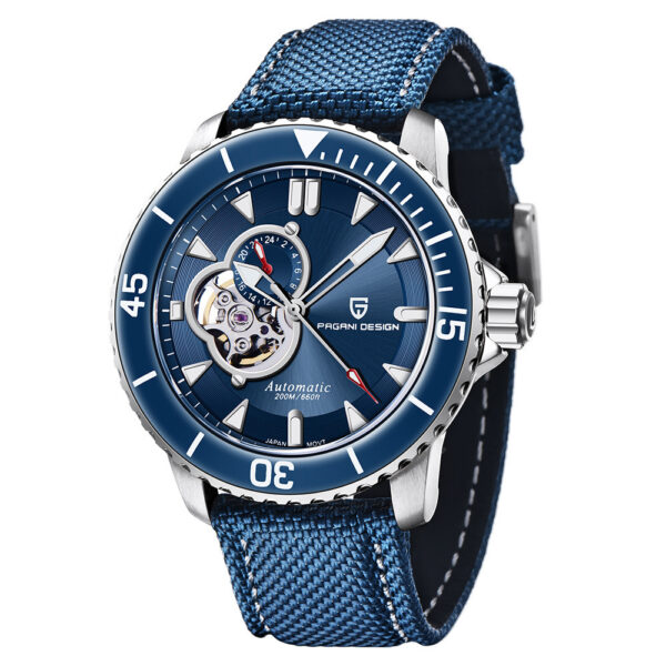 Fully Automatic Mechanical Waterproof Stainless Steel Skeleton Men's Watch - Image 2