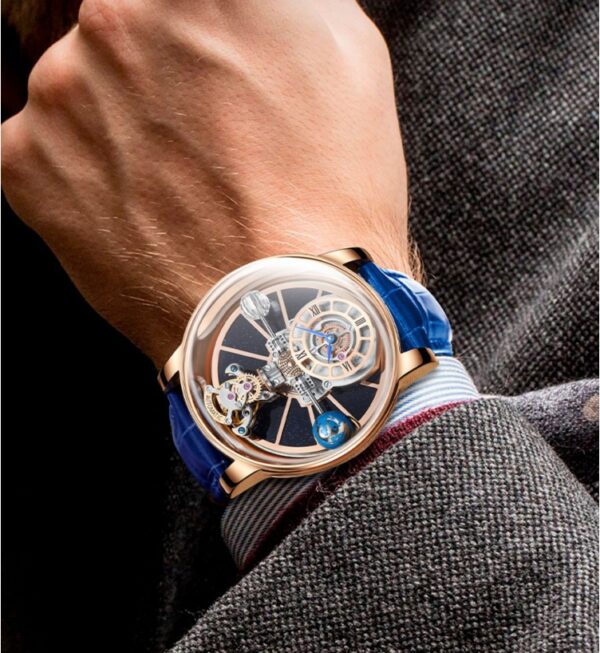 High class Men's Hollowed-out Quartz Watch - Image 5