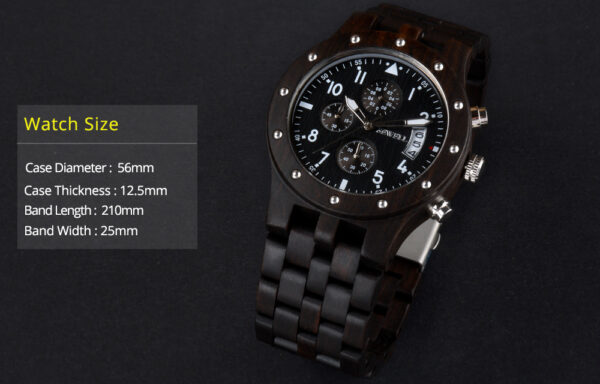 Fashion Men's Wooden Watch Luminous Watch Needles Cross-border E-commerce Factory In Stock Wholesale - Image 7