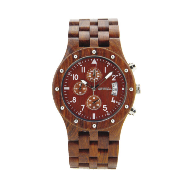 Fashion Men's Wooden Watch Luminous Watch Needles Cross-border E-commerce Factory In Stock Wholesale - Image 6